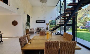 RENTA CASA CON ALBERCA EN BALVANERA GOLF POLO COUNTRY CLUB