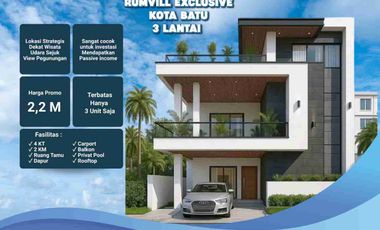 vila murah poros jalan kota batu