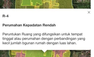 Tanah langka super murah full view sawah abadi