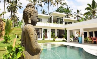 Luxury villa mewah full view jungle ubud bali