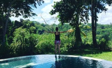 Luxury villa mewah full view jungle ubud bali