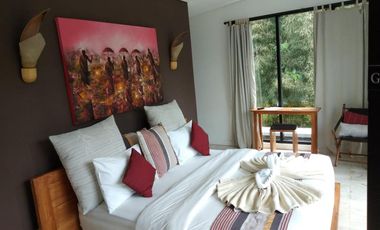 Luxury villa mewah full view jungle ubud bali