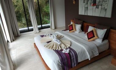 Luxury villa mewah full view jungle ubud bali