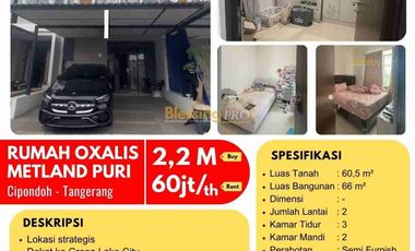 Disewakan Rmh Metland puri