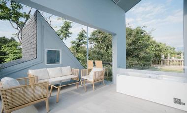 For Sale Modern Europe Pool Villa in Private community near Ruamchok plaza and Central Festival. Not far from Prep International and NIS International