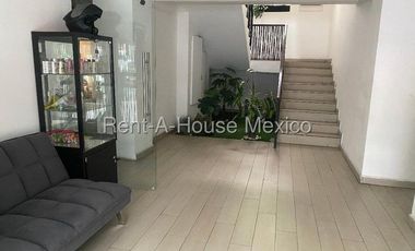 Departamento Amueblado en Renta en Coyoacan ,Campestre Churubusco MT 26-1474.