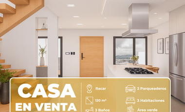 🏡 Casa moderna en venta – ideal para tu familia Racar