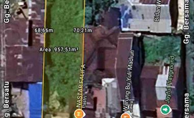 Tanah Tepi Jalan Adisucipto 13,5x70