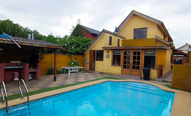 Arriendo casa de 3 dormitorios con piscina en Quilpue