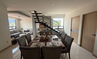 Se renta espectacular Pent-house en semi amueblado dos recamaras