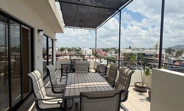 Se renta espectacular Pent-house en semi amueblado dos recamaras