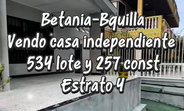 VENDO CASA EN BETANIA