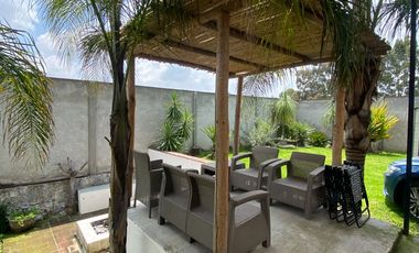 Renta casa con amplio jardín, Tonanzintla, San Andrés Cholula