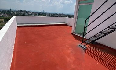 Renta casa con amplio jardín, Tonanzintla, San Andrés Cholula