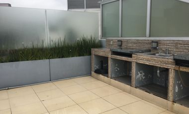 Moderno departamento amueblado en Altezza Polanco Campos Eliseos con balcón