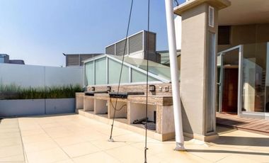 Moderno departamento amueblado en Altezza Polanco Campos Eliseos con balcón