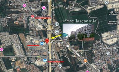 Move-in Ready Condo in Ayutthaya — Plus Condo Ayutthaya Park (Building A, 4th Floor). Fully furnished, full electrical appliances