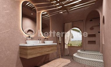 Discover Elevated Coastal Living in a Modern Moroccan 1-Bed Villa with Private Pool, Steps from the Pristine Shores of Kuta Lombok