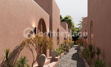 Discover Elevated Coastal Living in a Modern Moroccan 1-Bed Villa with Private Pool, Steps from the Pristine Shores of Kuta Lombok