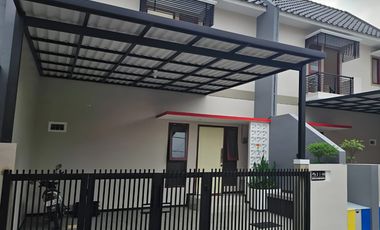 Rumah Baru Minimalis Semi Furnished Di Perumahan Wisma Bungurasih (Belakang SMAN 15 Surabaya)