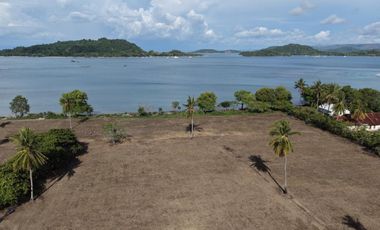 Beachfront land in Sekotong Batu Putih