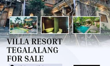 FOR SALE TRADITIONAL VILLA WITH A BEAUTY SWIMMING POOL AT UBUD BALI