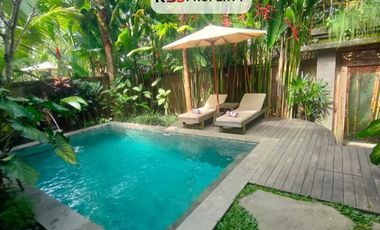 FOR SALE TRADITIONAL VILLA WITH A BEAUTY SWIMMING POOL AT UBUD BALI