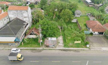 Dijual dan disewakan tanah komersial di tepi jalan raya Yos Sudarso Gombong Kebumen
