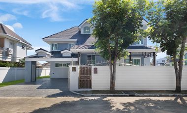 บ้านเดี่ยว 2 ชั้น รีโนเวทใหม่ หมู่บ้านบริติชพาร์ค ทวีวัฒนา สไตล์อังกฤษ