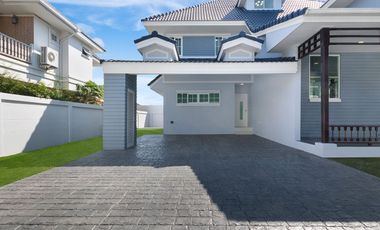 บ้านเดี่ยว 2 ชั้น รีโนเวทใหม่ หมู่บ้านบริติชพาร์ค ทวีวัฒนา สไตล์อังกฤษ