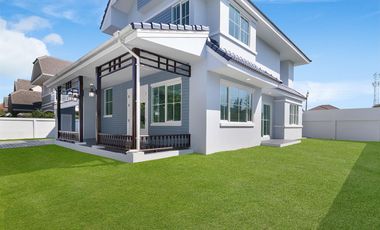 บ้านเดี่ยว 2 ชั้น รีโนเวทใหม่ หมู่บ้านบริติชพาร์ค ทวีวัฒนา สไตล์อังกฤษ