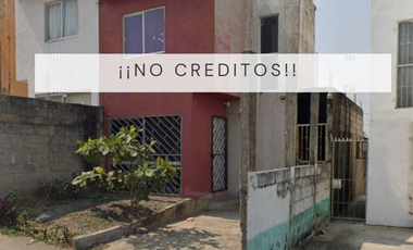 CASA DE RECUPERACIÓN BANCARIA EN CALLE HACIENDA MILPA ALTA, FRACC. COSTA DORADA, VERACRUZ. ¡NO SE ACEPTAN CRÉDITOS!