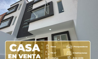 🏡 Casa moderna en venta – Sector Racar, Cuenca
