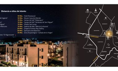 DEPARTAMENTOS EN LA LUMINARIA EN SAN MIGUEL DE ALLENDE EN EXCELENTE UBICACION Y ALTA PLUSVALIA