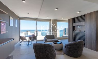 Departamento Amoblado En Venta Con Vista Al Mar En Concón