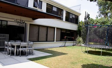 Tecamachalco casa sola con jardín y terraza. Caseta de vigilancia