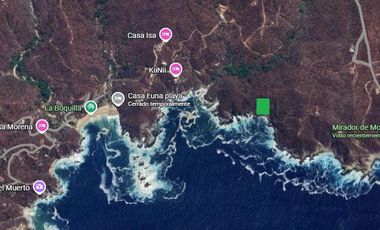 Terreno de 1000 m² Frente a Acantilado con Una Vista Panorámica Única en Venta.