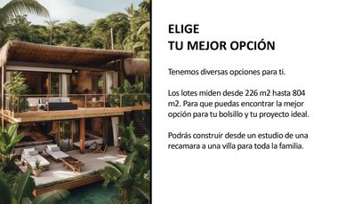 Terreno 415 m² a 50 metros de la playa, con Servicios y Accesos en Preventa