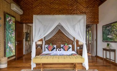Villa murah full view junggle hutan sawah di tegalalang ubud bali