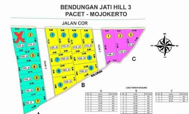 TANAH KAVLING VIEW GUNUNG PACET MOJOKERTO