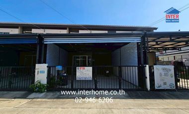 2-storey townhouse, 21.02 sq m., Pruksa Village Rangsit-Bang Phun 3, Rangsit-Bang Phun Road, Soi Ban Pruksa Village Rangsit-Bang Phun 3, Mueang Pathum