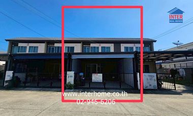 2-storey townhouse, 21.02 sq m., Pruksa Village Rangsit-Bang Phun 3, Rangsit-Bang Phun Road, Soi Ban Pruksa Village Rangsit-Bang Phun 3, Mueang Pathum