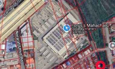 ขายด่วนที่ดินทำเลทอง เนื้อที่ 83.9 ตารางวา สมุทรสาคร หลังโลตัสมหาชัย 2