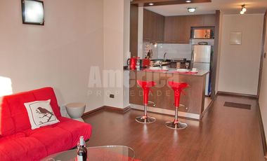 Departamento Amoblado y equipado en Arriendo 1D1B Las Condes