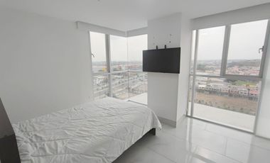 Alquiler Departamento La Aurora Edificio Titanium 3 dormitorios amoblado - D272