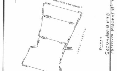 SE VENDE GRAN TERRENO MUY CERCA DE SAN LORENZO