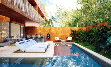 Elegante Condo de 2 Recámaras + Den en Kune Tulum