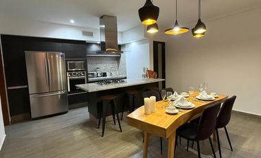 Departamento de lujo amueblado en zona norte 2 recámaras