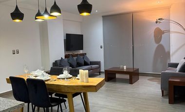 Departamento de lujo amueblado en zona norte 2 recámaras