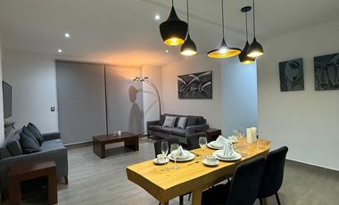 Departamento de lujo amueblado en zona norte 2 recámaras